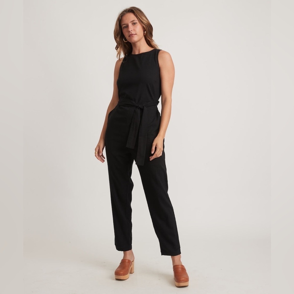 Marine Layer Black Jumpsuit